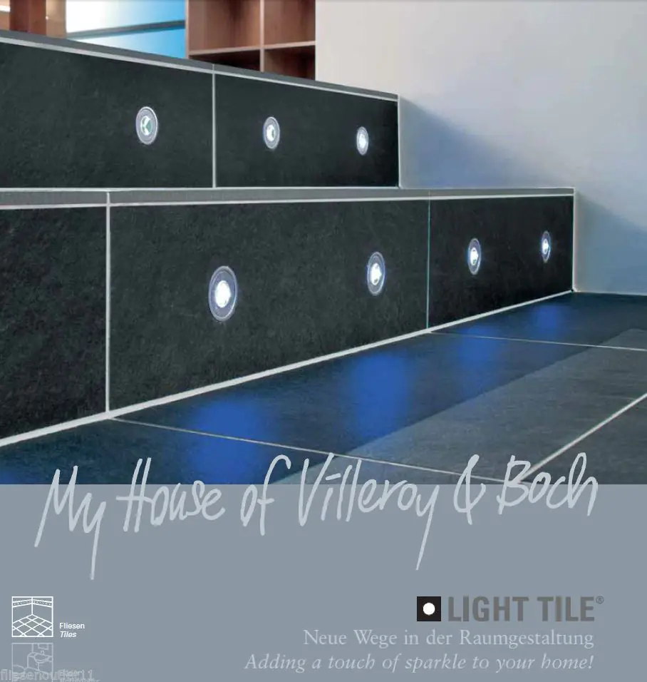 LED Beleuchtung Villeroy & Boch Light Tile Zubehör