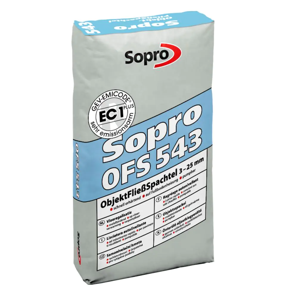 Spachtelmasse Sopro 54321 ObjektFließSpachtel 25 kg - OFS 543