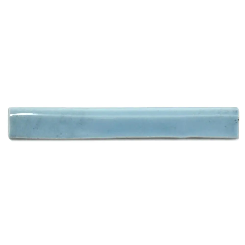 Bordüre Cifre Zellige Bullnose aqua brillo hellblau 2,5x20 cm I.Sorte