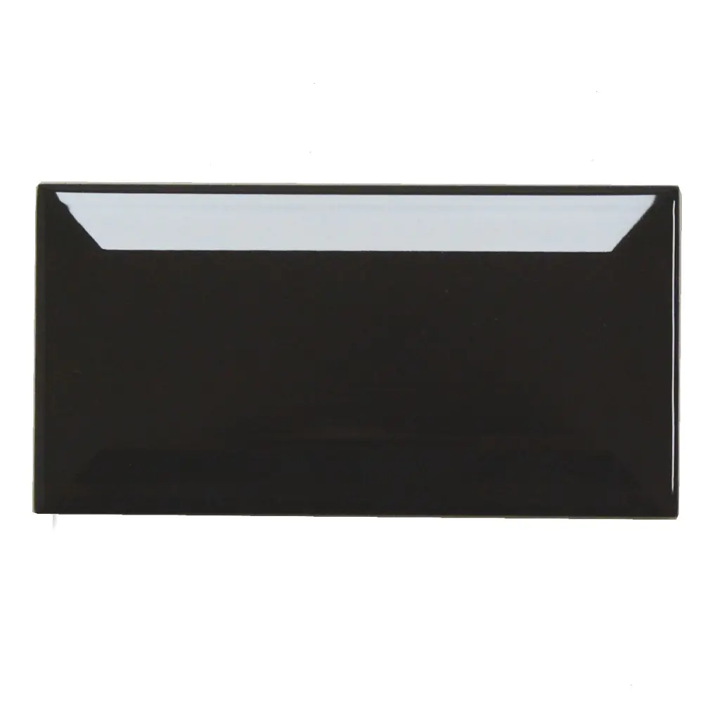 Wandfliese HJ King Metro black schwarz 7,5x15 cm I.Sorte