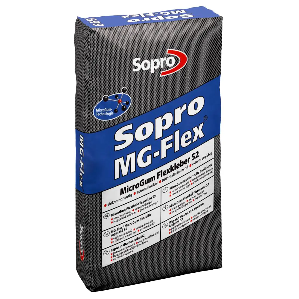 Fliesenkleber Sopro 66915 MG-Flex MicroGum Flexkleber S2 - 15 kg - MG 669