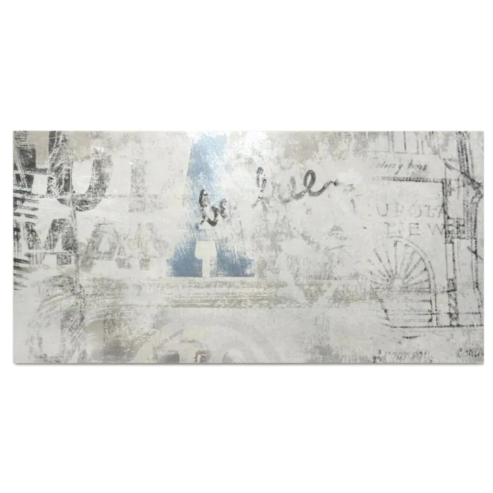 Bodenfliese Dekor Rondine J86796 Volcano Graffiti Mix white weiß 30x60 cm I.Sorte