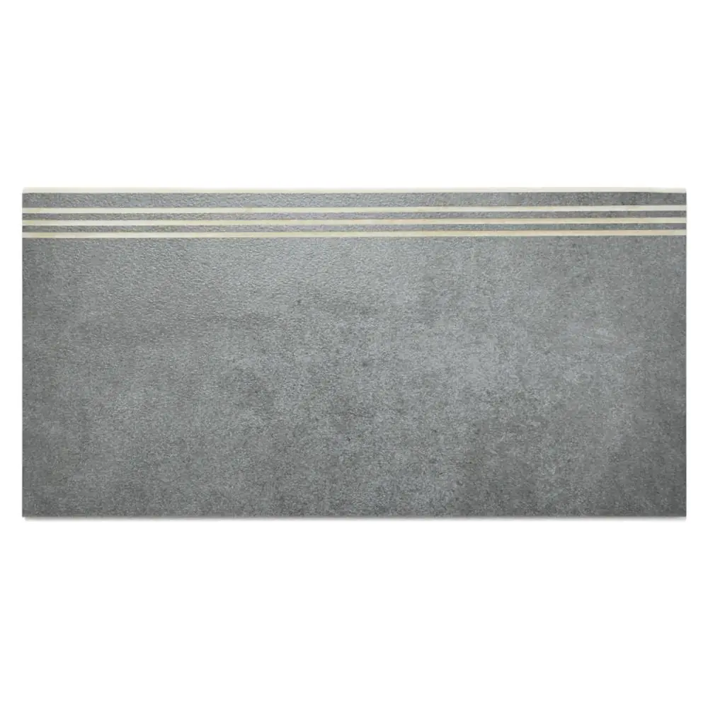 Treppenauftritt Villeroy & Boch 2874 RA6M Houston medium grey mittelgrau 30x60 cm I.Sorte