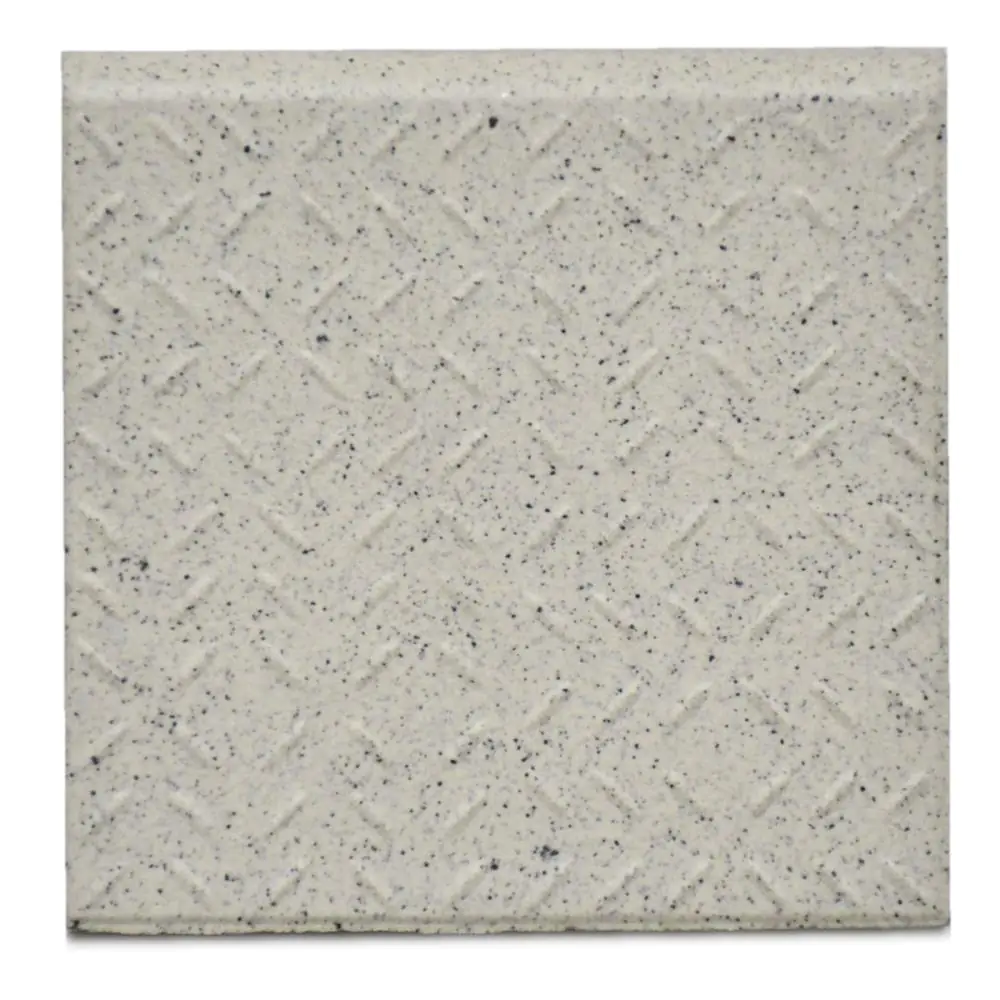 Sockel Abschlussfliese Ostara EP106 481103 creme grau gesprenkelt 10x10 cm