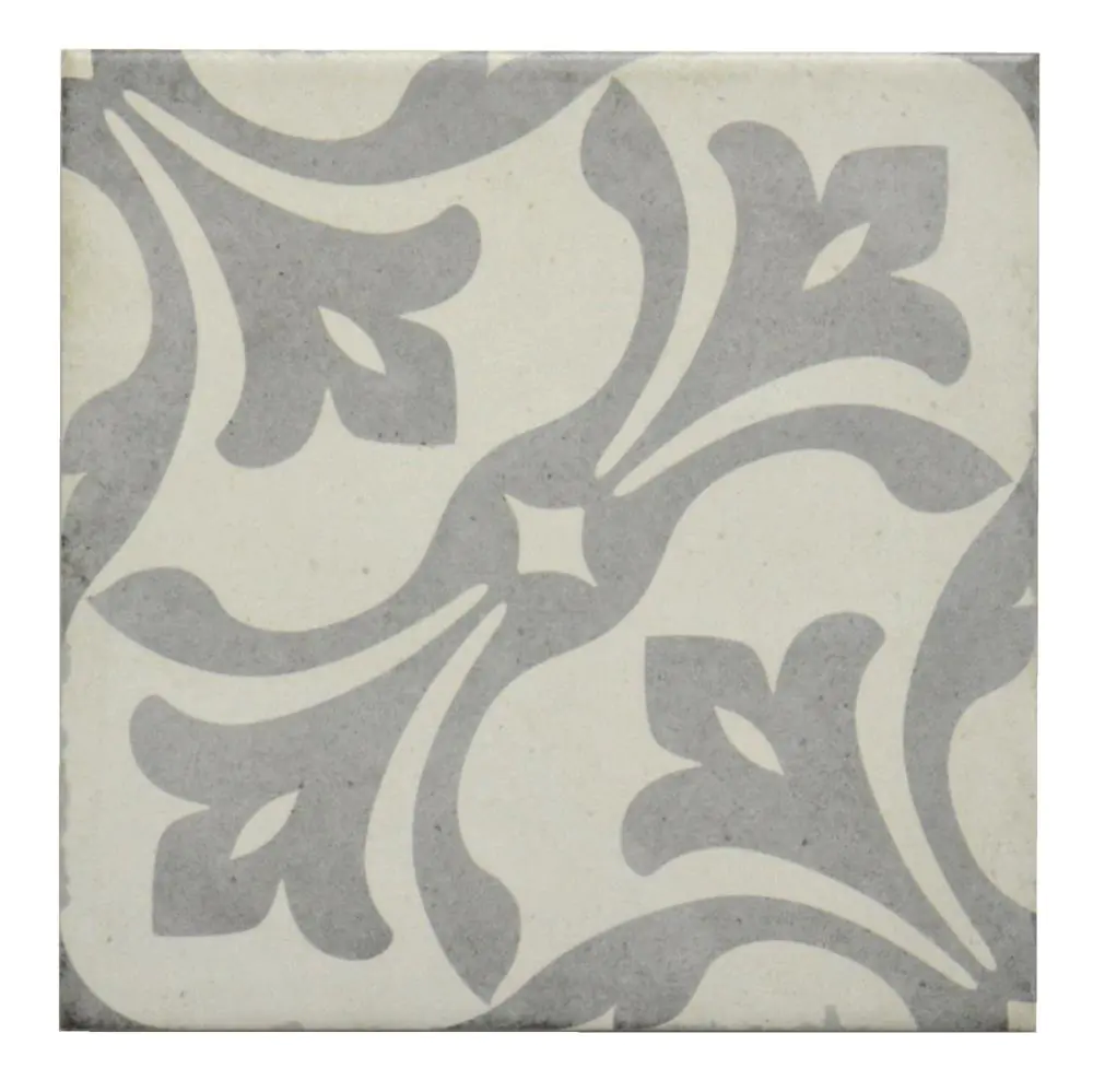 Bodenfliese Dekor Equipe Ceramicas 24419 Art Nouveau La Rambla grey 20x20 cm I.Sorte