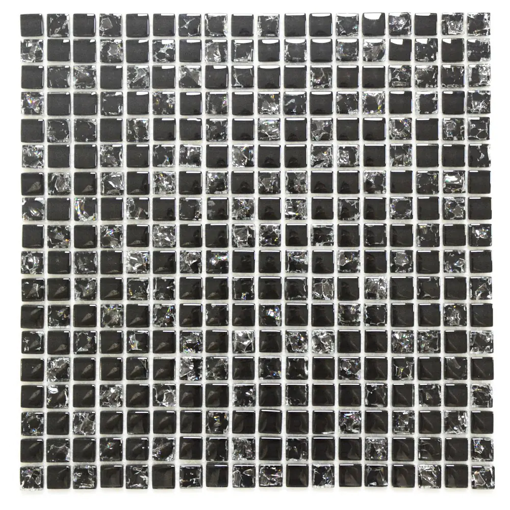 Mosaik HJ SS193 Glas schwarz 30x30 cm I.Sorte