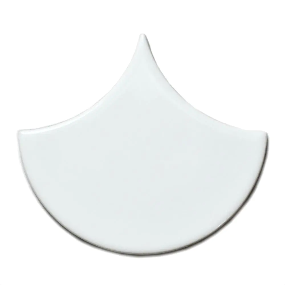 Wandfliese Equipe Ceramicas 21968 Scale Fan white weiß 10,6x12 cm I.Sorte