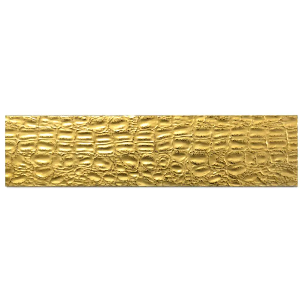 Bordüre Agrob Buchtal 260822 Kasai Caiman gold 10x44 cm I.Sorte