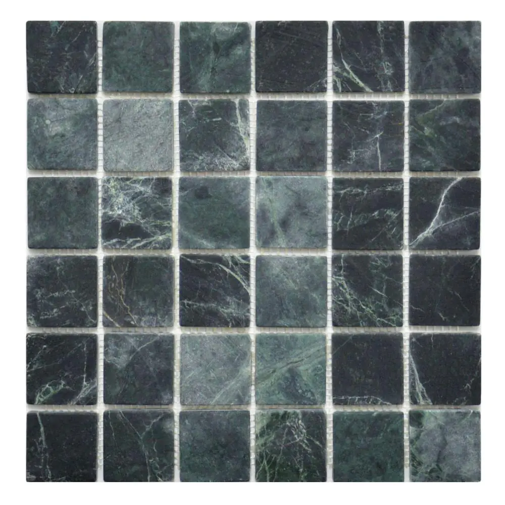 Mosaik HJ DD-003-48 Naturstein grün schwarz 30x30 cm I.Sorte