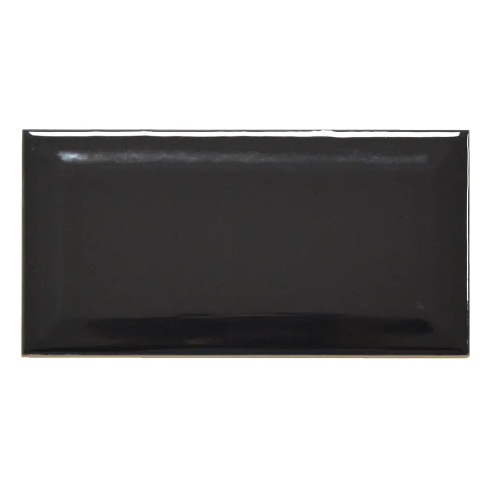 Wandfliese Haju Metro black schwarz 10x20 cm I.Sorte