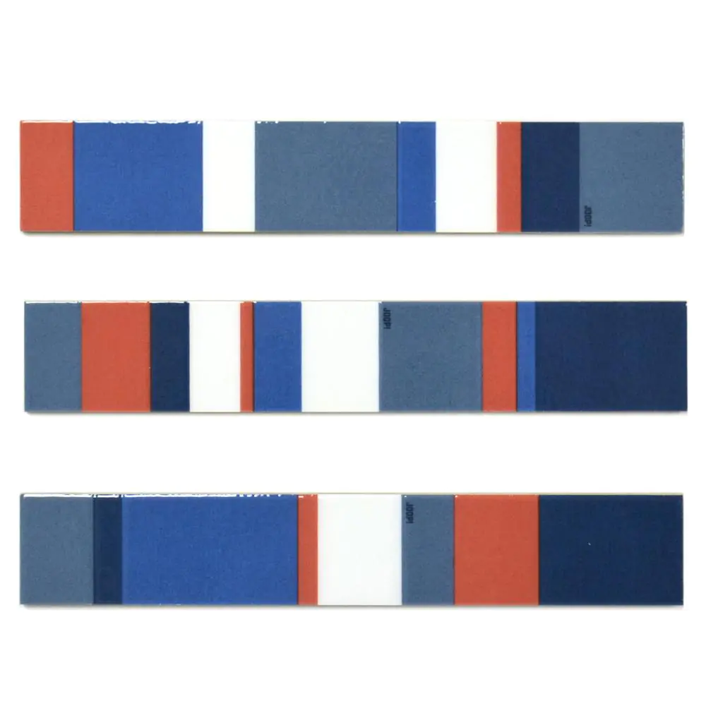 Bordüre Steuler Design Nr.53 25070 Joop! Stripes 3er Set blau rot weiß 5x30 cm I.Sorte