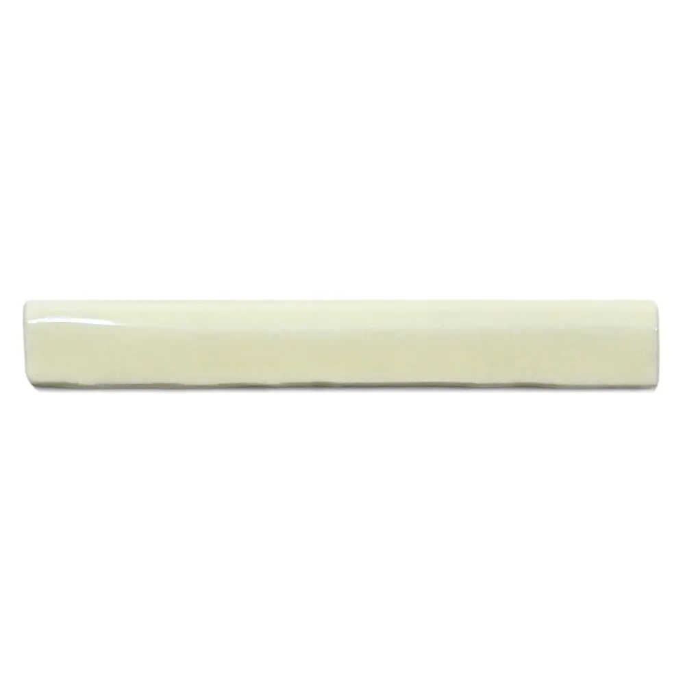 Bordüre Cifre Zellige Bullnose ivory brillo creme 2,5x20 cm I.Sorte