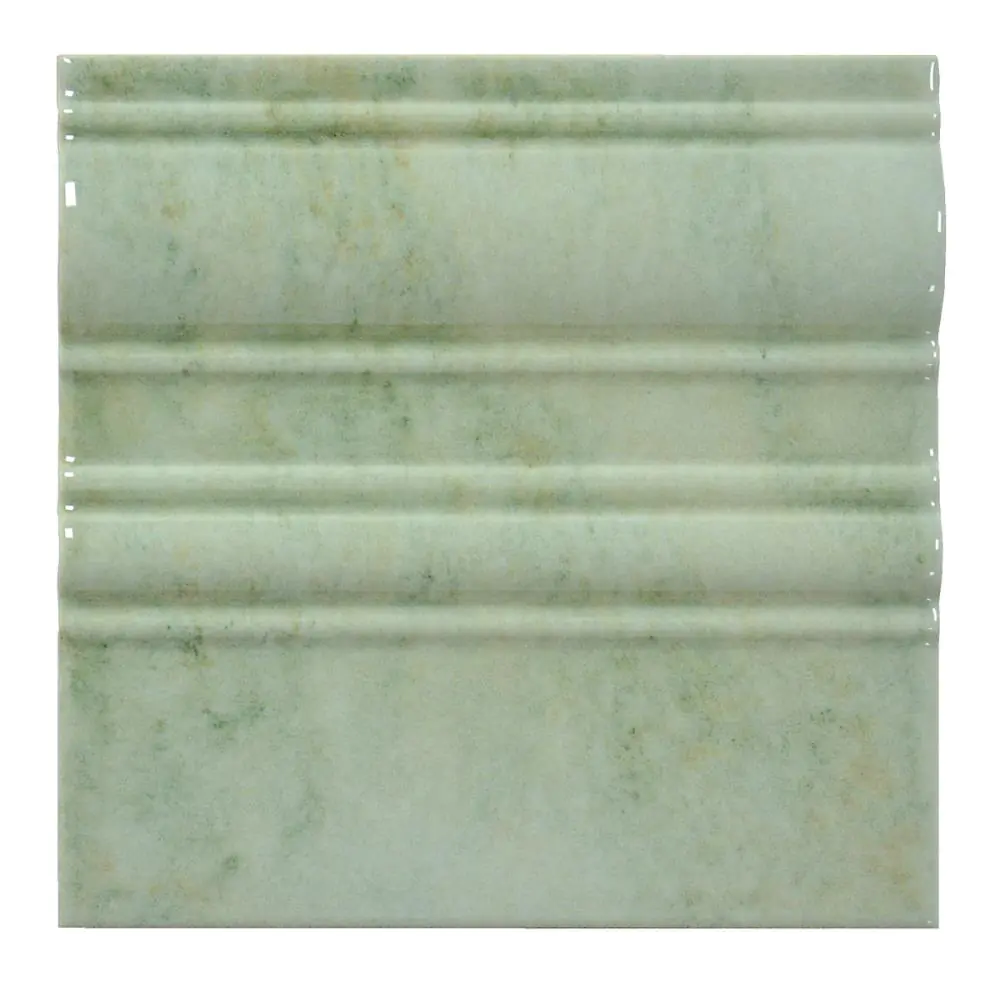 Abschlussbordüre Porcelanosa Nr.417 Sena Florentina verde grün 20x20 cm