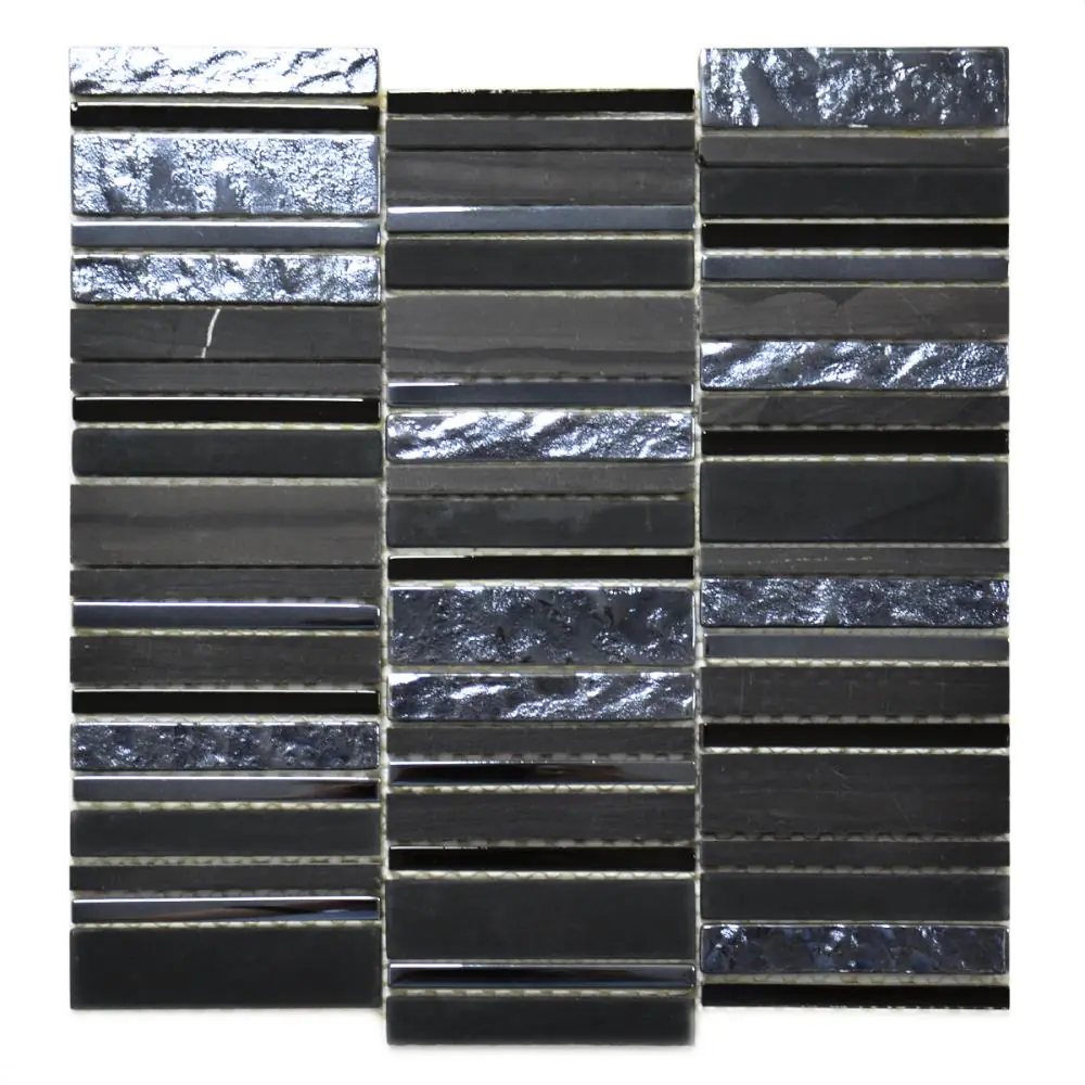 Mosaik Cifre Vulcano black schwarz 30x30 cm I.Sorte