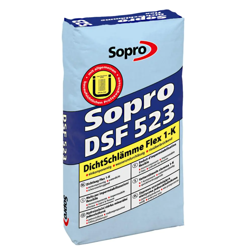 Dichtmittel Sopro 52320 DSF 1-K DichtSchlämme Flex 25 kg - DSF 523