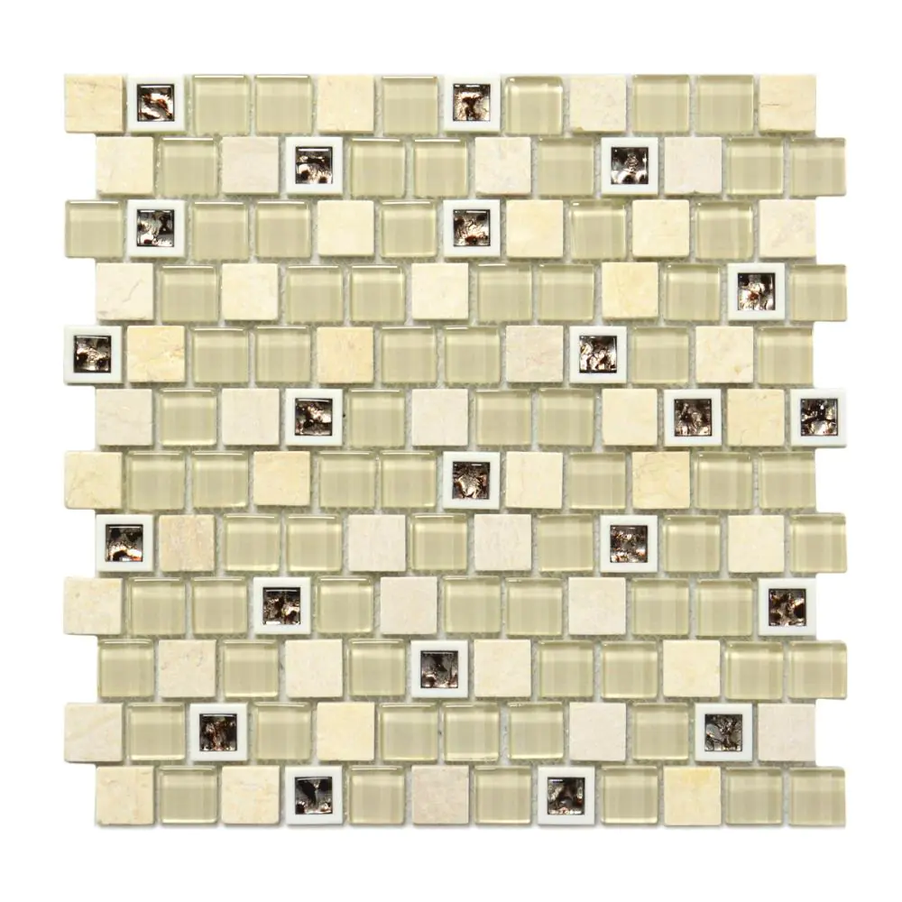 Mosaik HJ ABS HLM006 weiß beige 30x30 cm I.Sorte