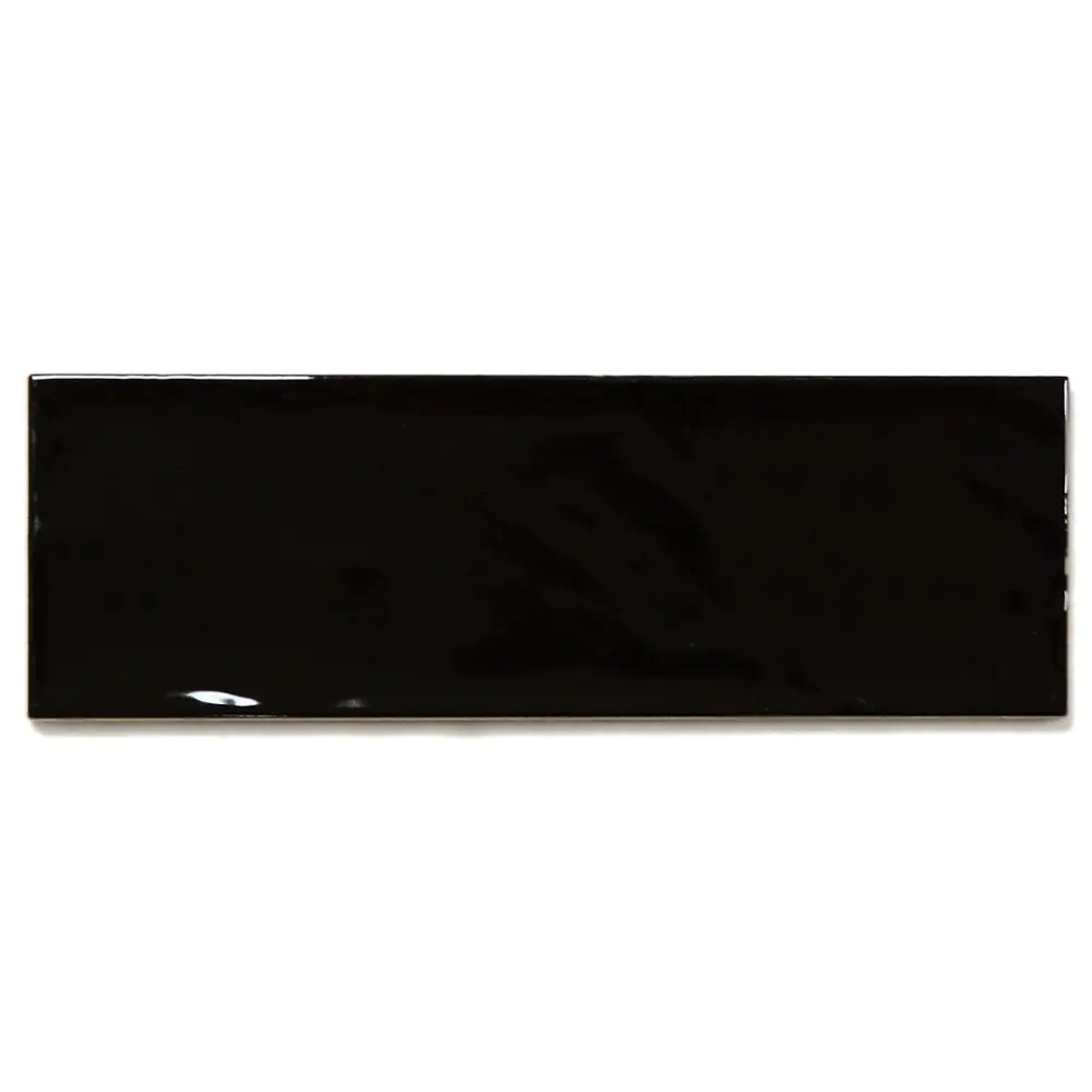 Wandfliese Cifre Bulevar black schwarz 10x30 cm I.Sorte