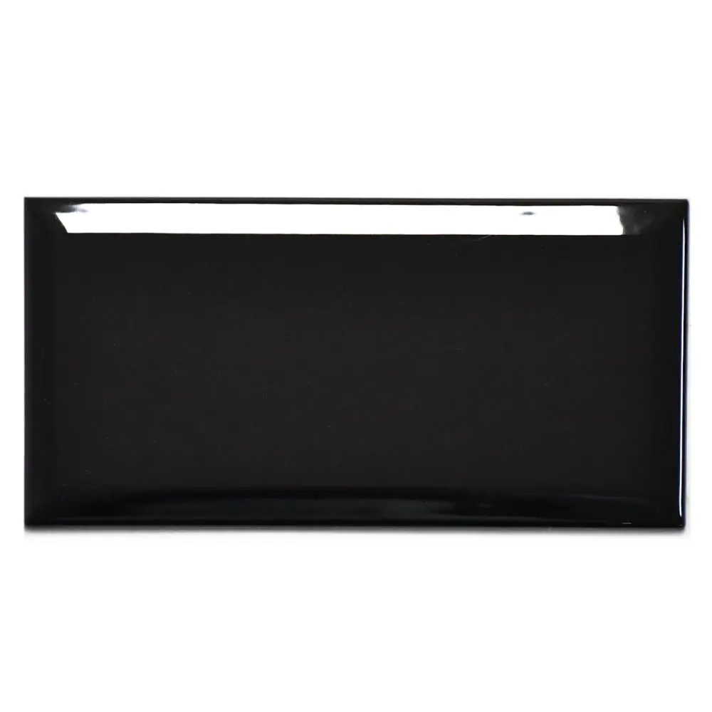 Villeroy & Boch Wandfliese 1290 B501 Metro Colorvision  black schwarz 10x20 cm I.Sorte