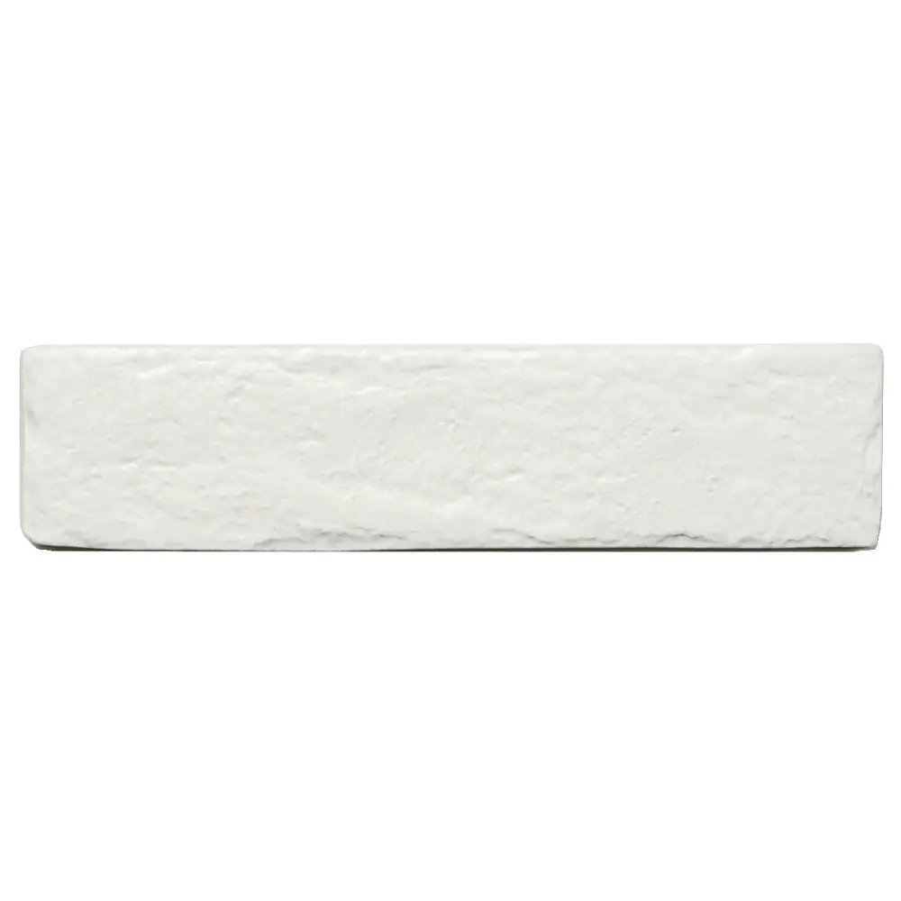 Bodenfliese Rondine J85888 Brick Tribeca white weiß 6x25 cm I.Sorte