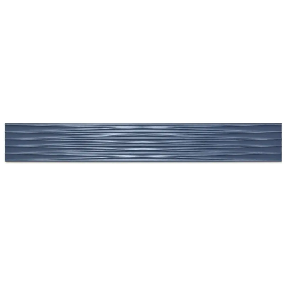 Bordüre Villeroy & Boch 1276 CO42 Stripe & Wave blau 10x70 cm I.Sorte