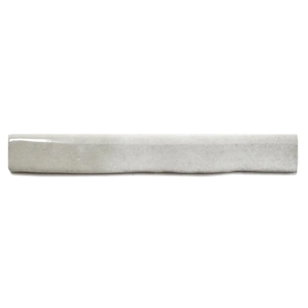 Bordüre Cifre Zellige Bullnose grey brillo grau 2,5x20 cm I.Sorte