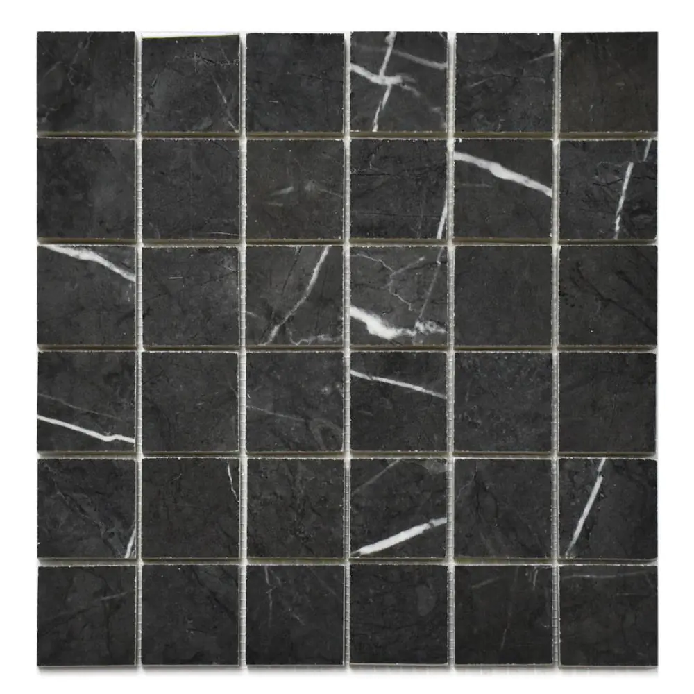 Mosaik Cifre Marquina antracite pulido anthrazit 30x30 cm I.Sorte