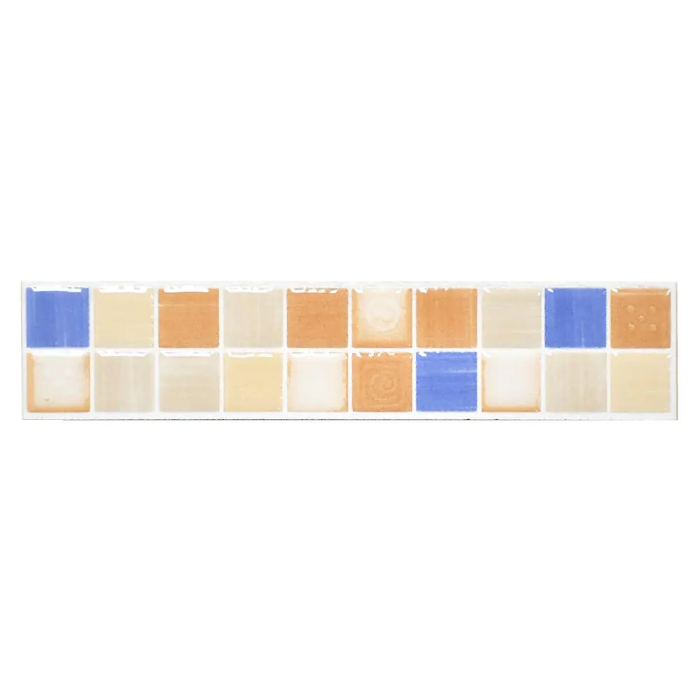 Bordüre SKP Italian Style Nr.683 16794 Mosaico-18 beige blau 5x25 cm