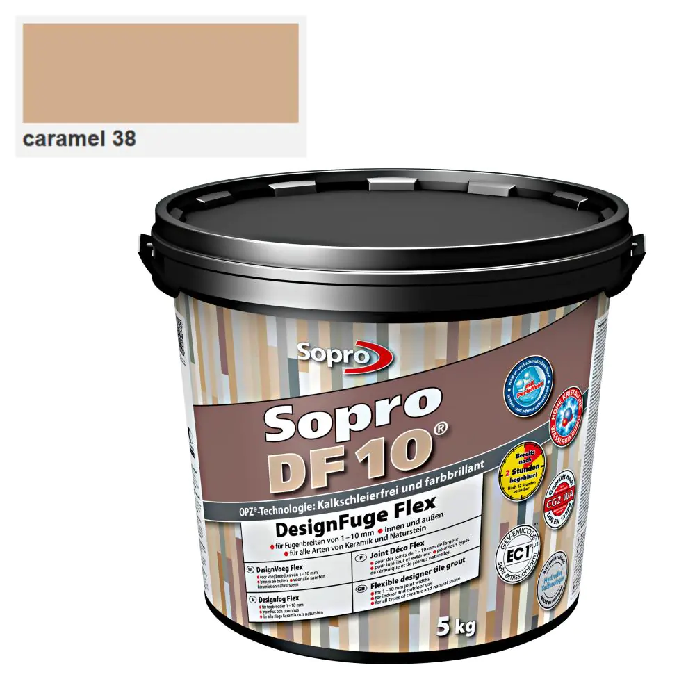 Fugenmasse Sopro 106805 Designfuge Flex DF 10 caramel 38 - 5 kg